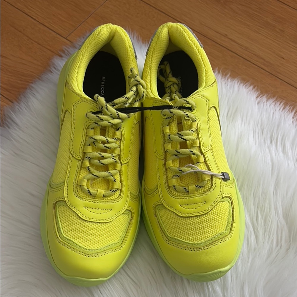 Rebecca Minkoff Flourescent Yellow Sneakers